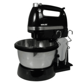 Better Chef 350W 5-Speed-plus-Boost Hand and Stand Mixer w Bowl Better Chef 350W 5-Speed-plus-Boost Hand and Stand Mixer w Bowl
